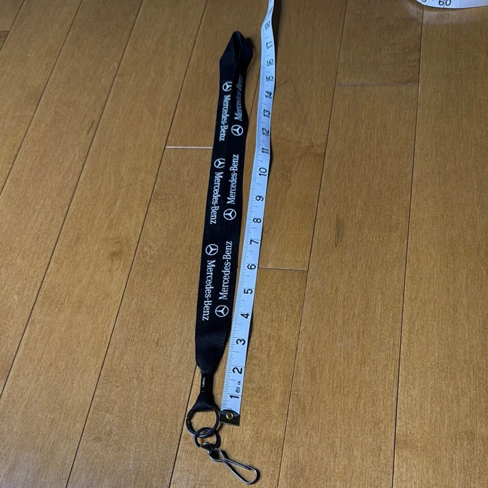 Mercedes Benz Black Lanyard